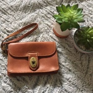 Fossil Leather Small Wristlet